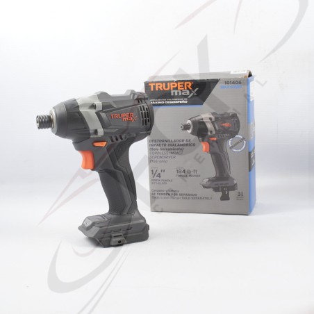 DESTORNILLADOR DE IMPACTO 1/4" 20V Truper sin bateria ni cargador Mo
