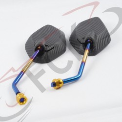 ESPEJO UNIVERSAL par R/10mm Soko Super negro combinado Uo