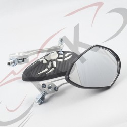 ESPEJO UNIVERSAL par R/10mm Super araña blancos Uo