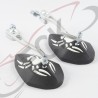 ESPEJO UNIVERSAL par R/10mm Super araña blancos Uo