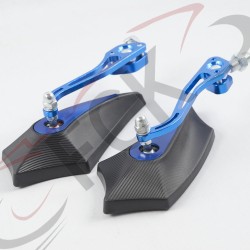 ESPEJO UNIVERSAL par R/10mm Super murcielago azul Uo