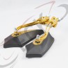 ESPEJO UNIVERSAL par R/10mm Super murcielago dorados Uo