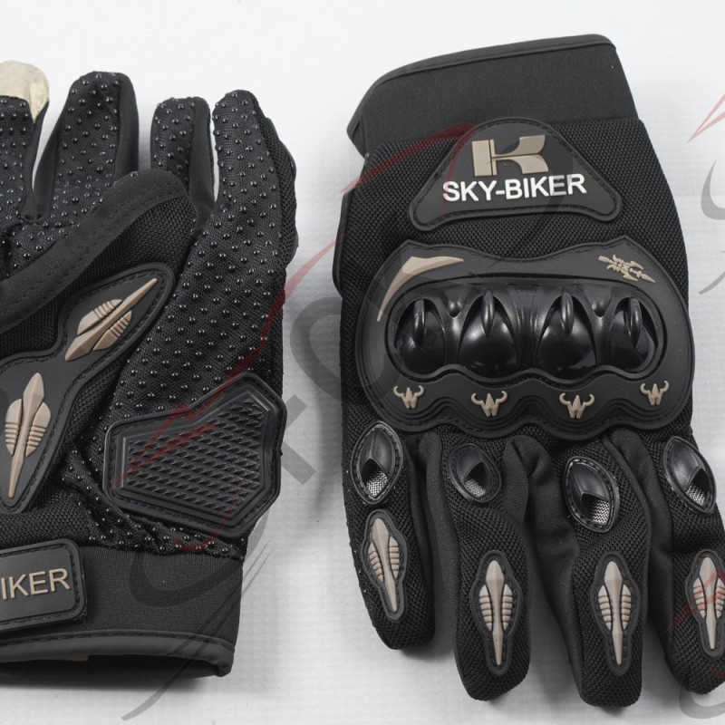 GUANTES SKY-BIKER Super negro/gris Sin descuento