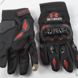 GUANTES SKY-BIKER Super rojo/negro Sin descuento