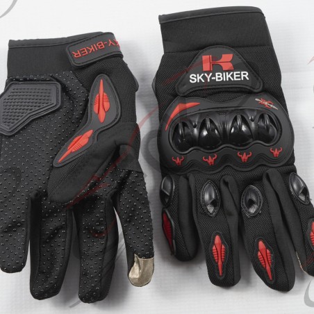 GUANTES SKY-BIKER Super rojo/negro Sin descuento