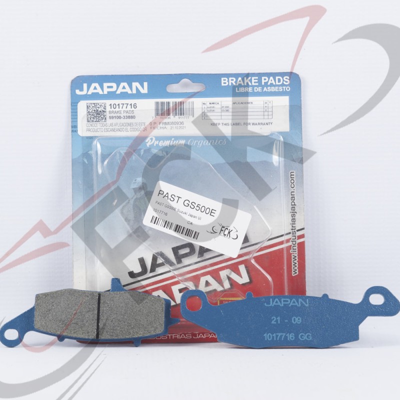 PASTILLAS GS500E Suzuki Japan Ui