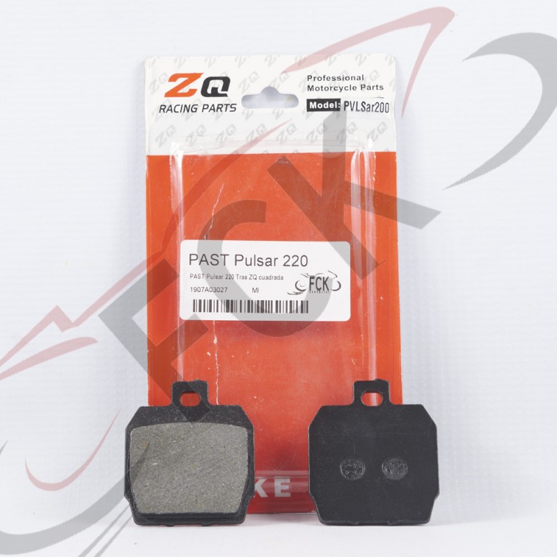 PASTILLAS Pulsar 220 Tras ZQ cuadrada Ui