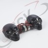 PIDE Via CALAVERA de plastico led par negros MP Mi