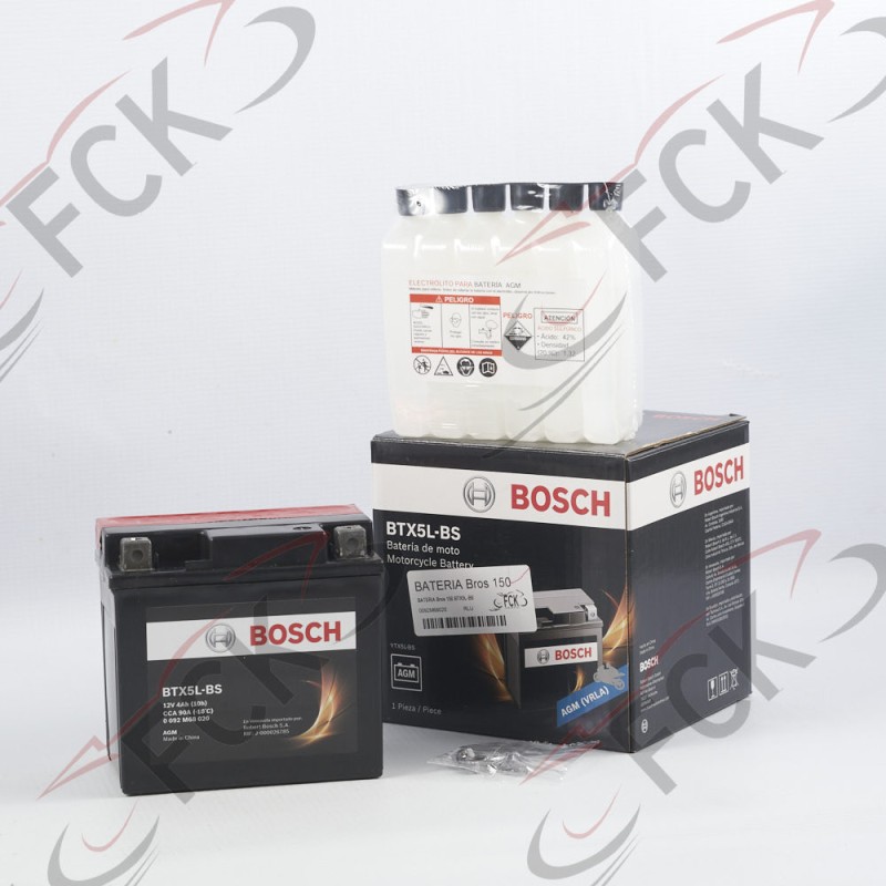 BATERIA Bros 150 BTX5L-BS BOSH 10.5*11*6.7 -Mi