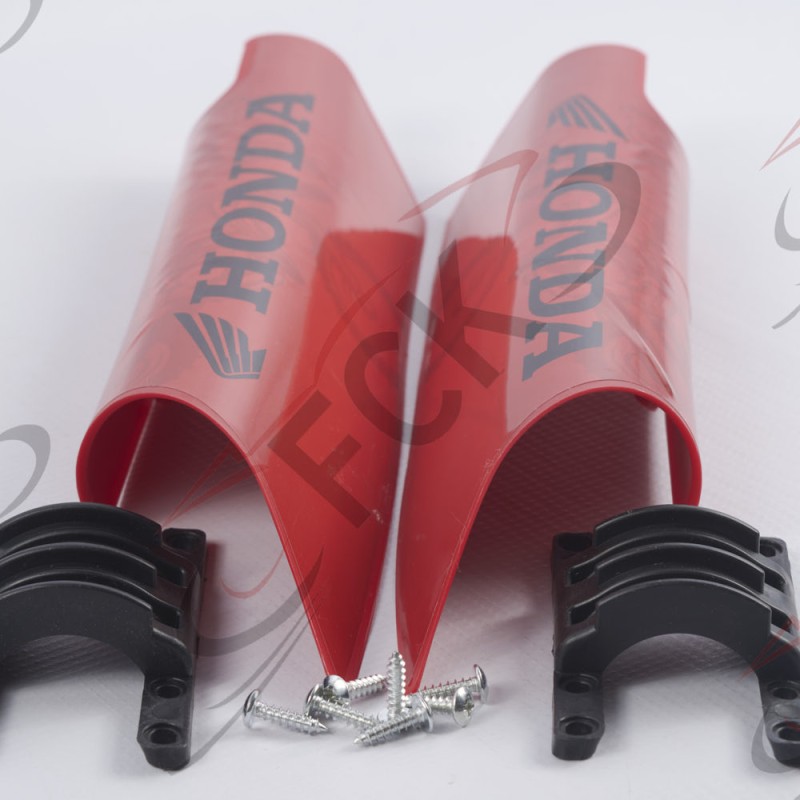 PROTECTOR Barra Tokio Honda negro/rojo Uo