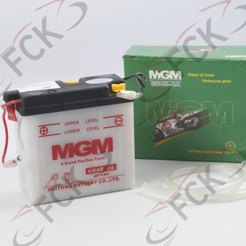 BATERIA 6N6-3B1 6v MIGM 10.5*9.7*5.5 14020254 x2UI, x1Uo
