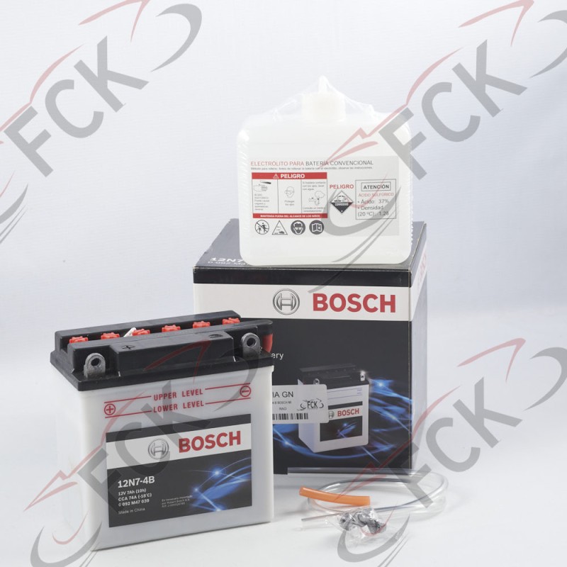 BATERIA GN 12N74-B BOSCH Acido MI