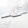 TIMON Aluminio scrambler negro barra plateada UO
