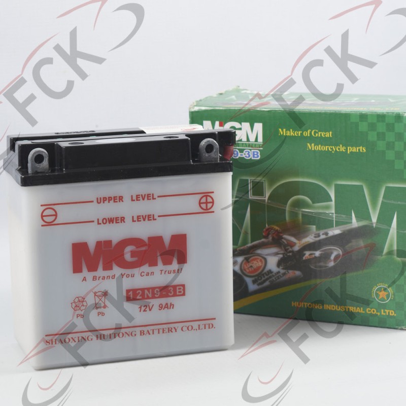 BATERIA Pulsar 180 12N9-3B MIGM 13.5*13*7.4 +- UO