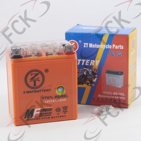 BATERIA Tornado YTX7L-BS GT1 GEL 12.7*10.7*6.8 -+ Mi