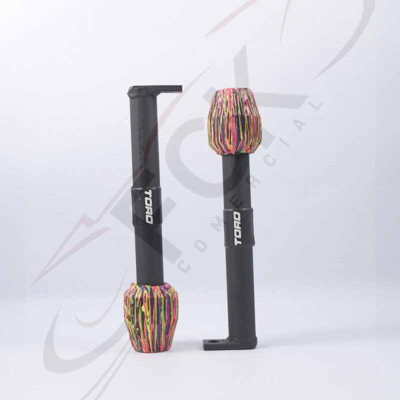 SLIDER Univ 2p Toro negro lineas neon v/colores Uo