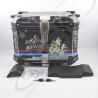 CAJUELA Negra/Gris con diseño para motos QJWM 45LT sin desc.