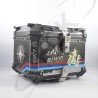 CAJUELA Negra/Gris con diseño para motos QJWM 45LT sin desc.
