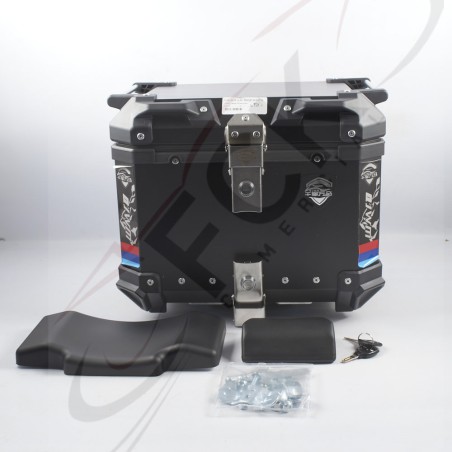 CAJUELA Negra/Gris para motos QJWM 35L A