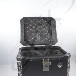 CAJUELA Negra/Gris para motos QJWM 35L A