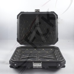 CAJUELA Negra/Gris para motos QJWM 35L A