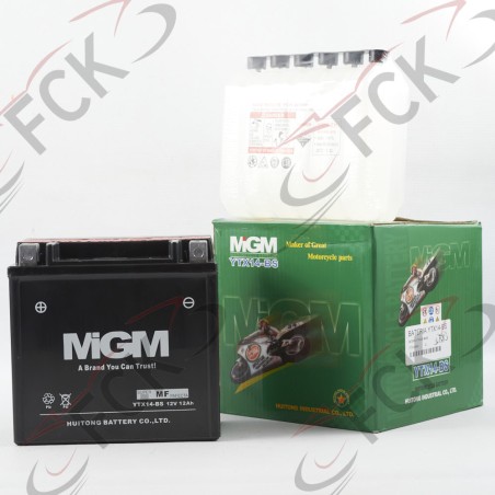 BATERIA YTX14-BS MIGM 15*14.5*8.5 +- Uo