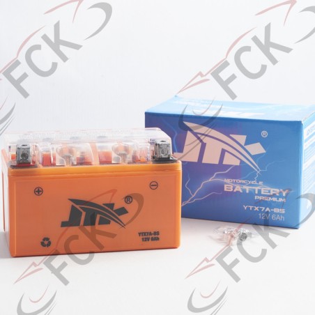 BATERIA ZS200 YTX7A-BS JTK GEL 9.3*14.7*8.9 sin.des.